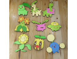 Llavero Pokemon tipo Planta...