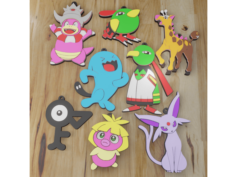 Llavero Pokemon tipo Psíquico 2ºGEN