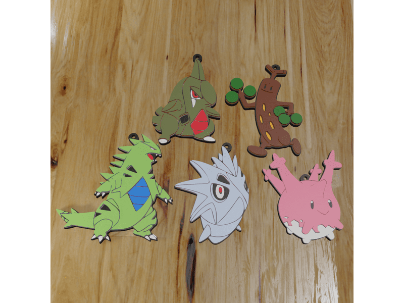 Llavero Pokemon tipo Roca 2ºGEN