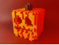 Lámpara Jack O Lantern Minecraft Impresa en 3D