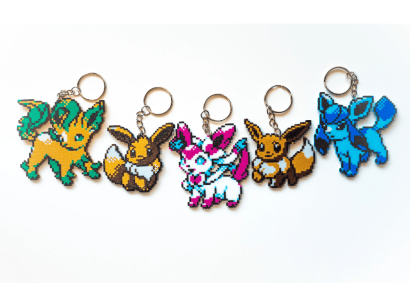 Llavero Pokemon Eevee Evoluciones