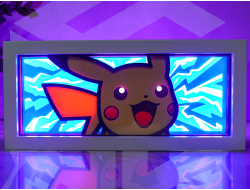 Lámpara de Pikachu Impresa en 3D