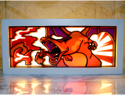 Lámpara de Charizard Impresa en 3D