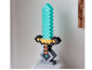 Lámpara de Espada de Diamante de Minecraft Impresa en 3D