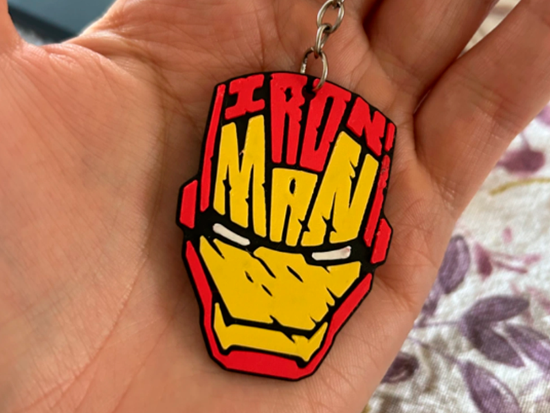 Llavero Mascara Iron Man