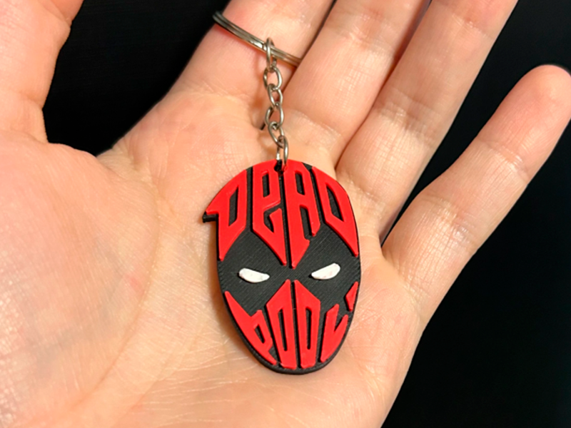 Llavero Mascara Deadpool