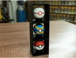 Stand para Coleccion de Pokeball Impresa en 3D