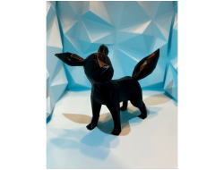 Figura Umbreon Lowpoly Impresa en 3D
